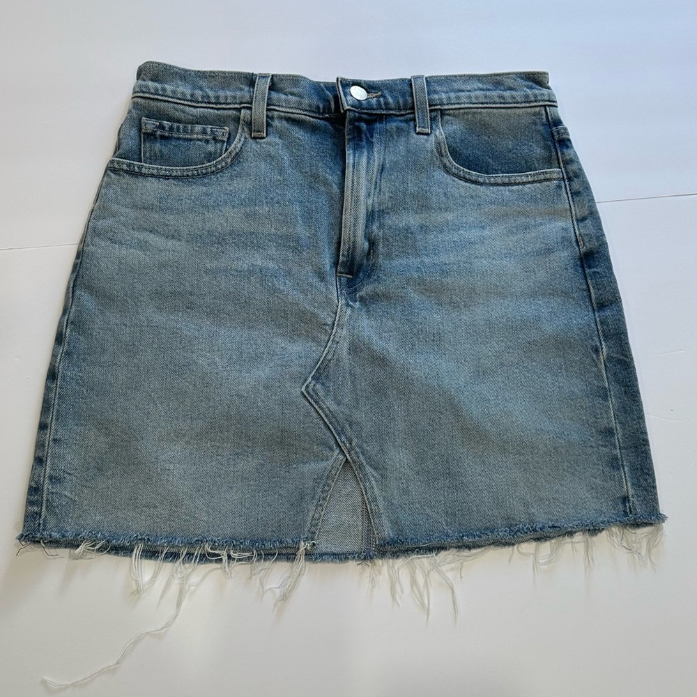 J Brand Light Blue Denim Mini Skirt size 28